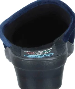 Damen Die moderne Hausfrau Hausschuhe blau