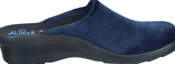 Damen Die moderne Hausfrau Hausschuhe blau