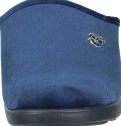 Damen Die moderne Hausfrau Hausschuhe blau