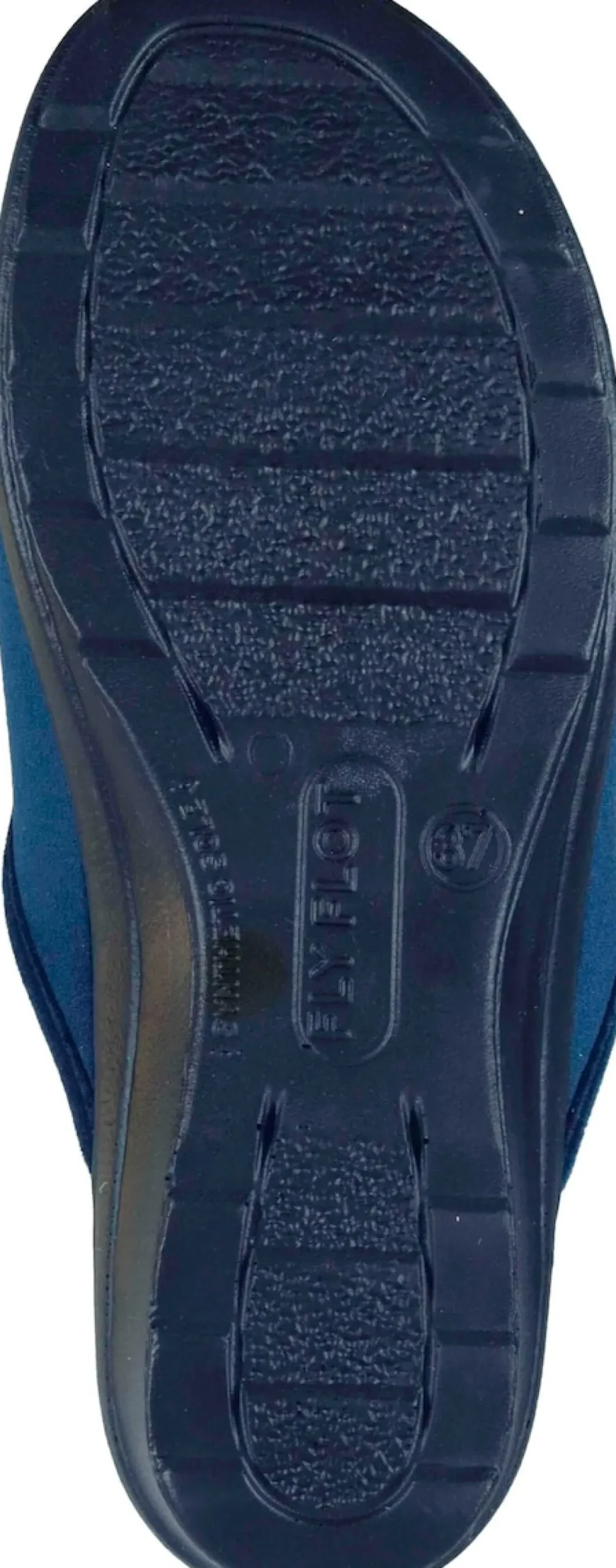 Damen Die moderne Hausfrau Hausschuhe blau