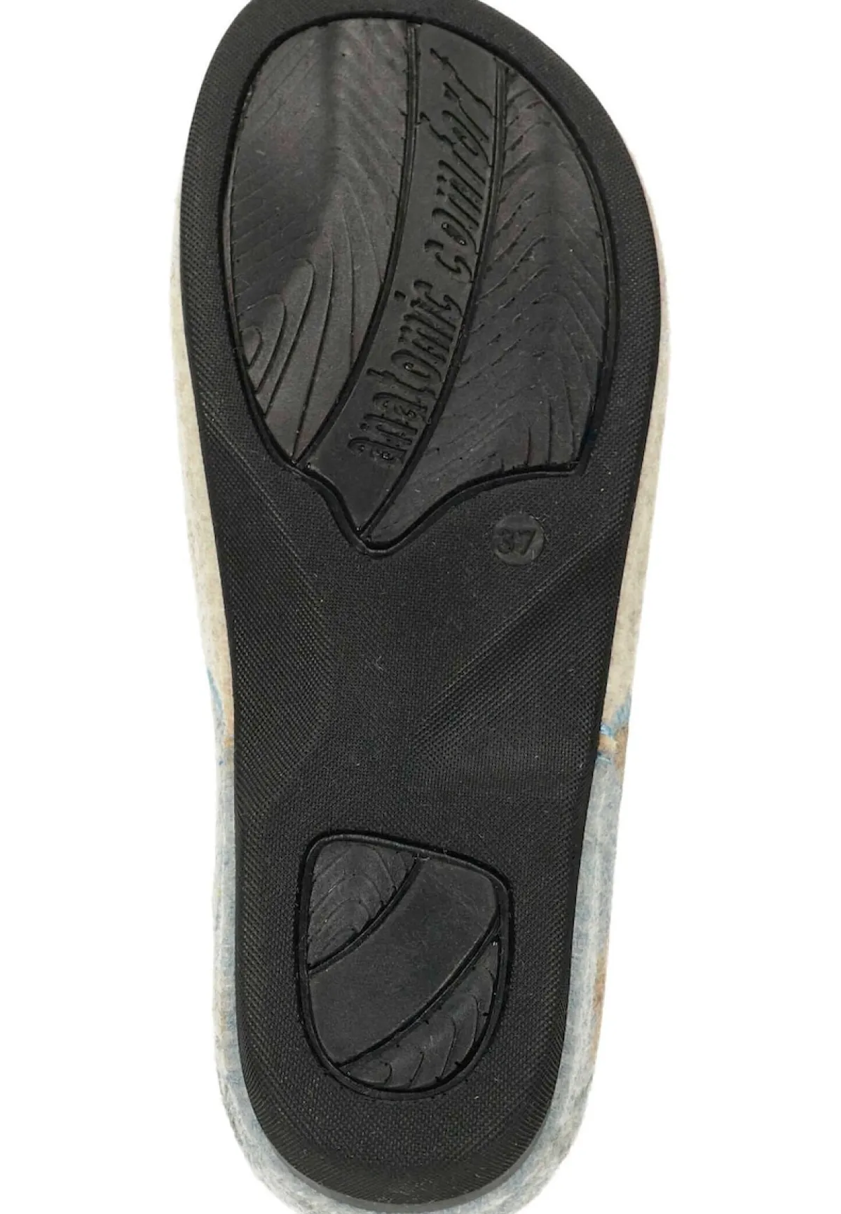 Damen Die moderne Hausfrau Hausschuhe blau