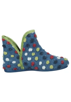 Damen Die moderne Hausfrau Hausschuhe blau