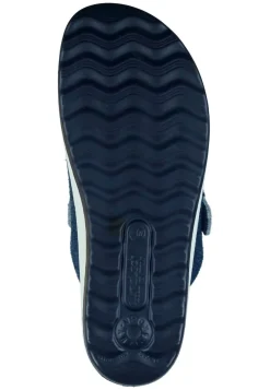 Damen Die moderne Hausfrau Hausschuhe blau