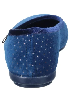 Damen Die moderne Hausfrau Hausschuhe blau