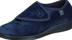 Damen Die moderne Hausfrau Hausschuhe blau