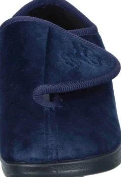 Damen Die moderne Hausfrau Hausschuhe blau