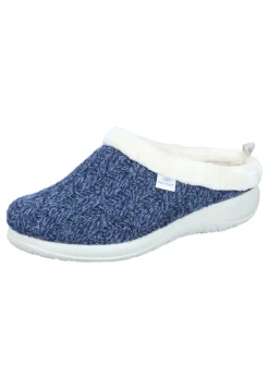 Damen Die moderne Hausfrau Hausschuhe blau