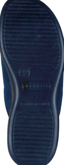 Herren Die moderne Hausfrau Hausschuhe blau