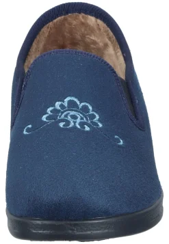 Damen Die moderne Hausfrau Hausschuhe blau