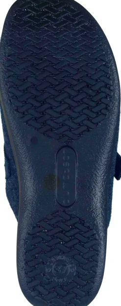 Damen Die moderne Hausfrau Hausschuhe blau