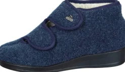 Damen Die moderne Hausfrau Hausschuhe blau