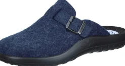 Herren Die moderne Hausfrau Hausschuhe blau