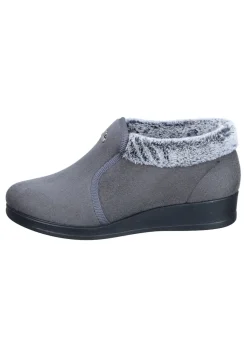 Damen Die moderne Hausfrau Hausschuhe grau