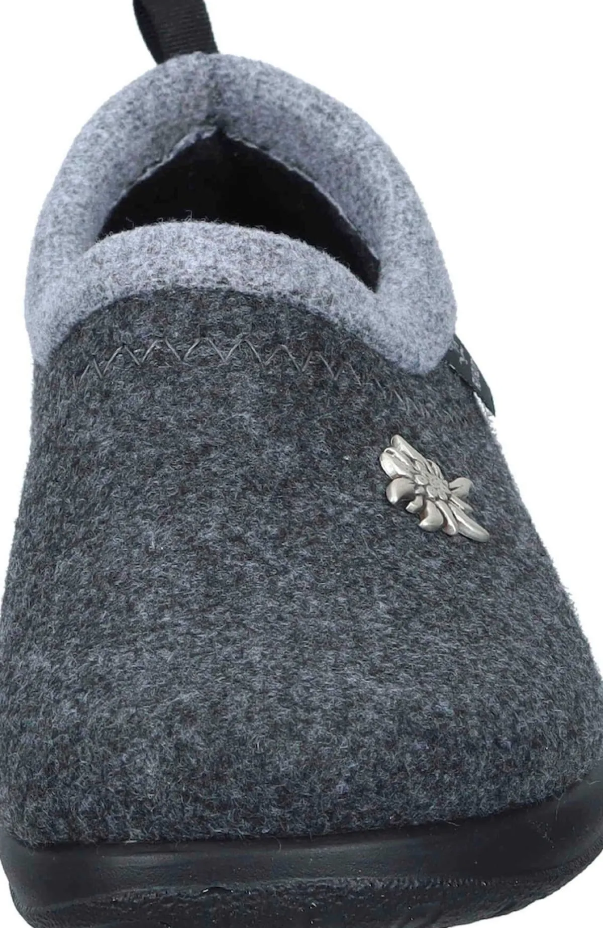 Damen Die moderne Hausfrau Hausschuhe grau