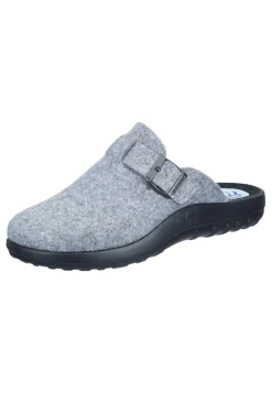 Herren Die moderne Hausfrau Hausschuhe hellgrau