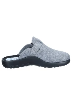 Herren Die moderne Hausfrau Hausschuhe hellgrau