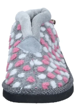 Damen Die moderne Hausfrau Hausschuhe hellgrau