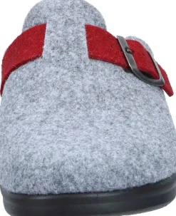 Damen Die moderne Hausfrau Hausschuhe hellgrau