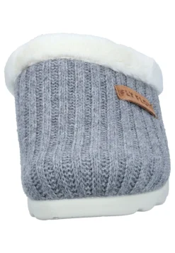 Damen Die moderne Hausfrau Hausschuhe hellgrau