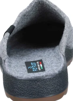 Herren Die moderne Hausfrau Hausschuhe hellgrau