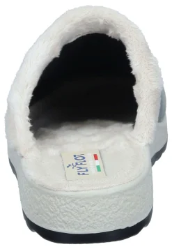 Damen Die moderne Hausfrau Hausschuhe hellgrau