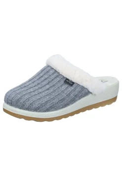 Damen Die moderne Hausfrau Hausschuhe hellgrau