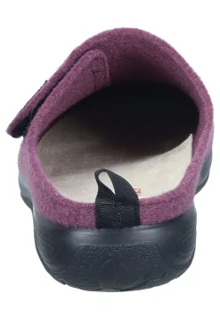 Damen Die moderne Hausfrau Hausschuhe pflaume