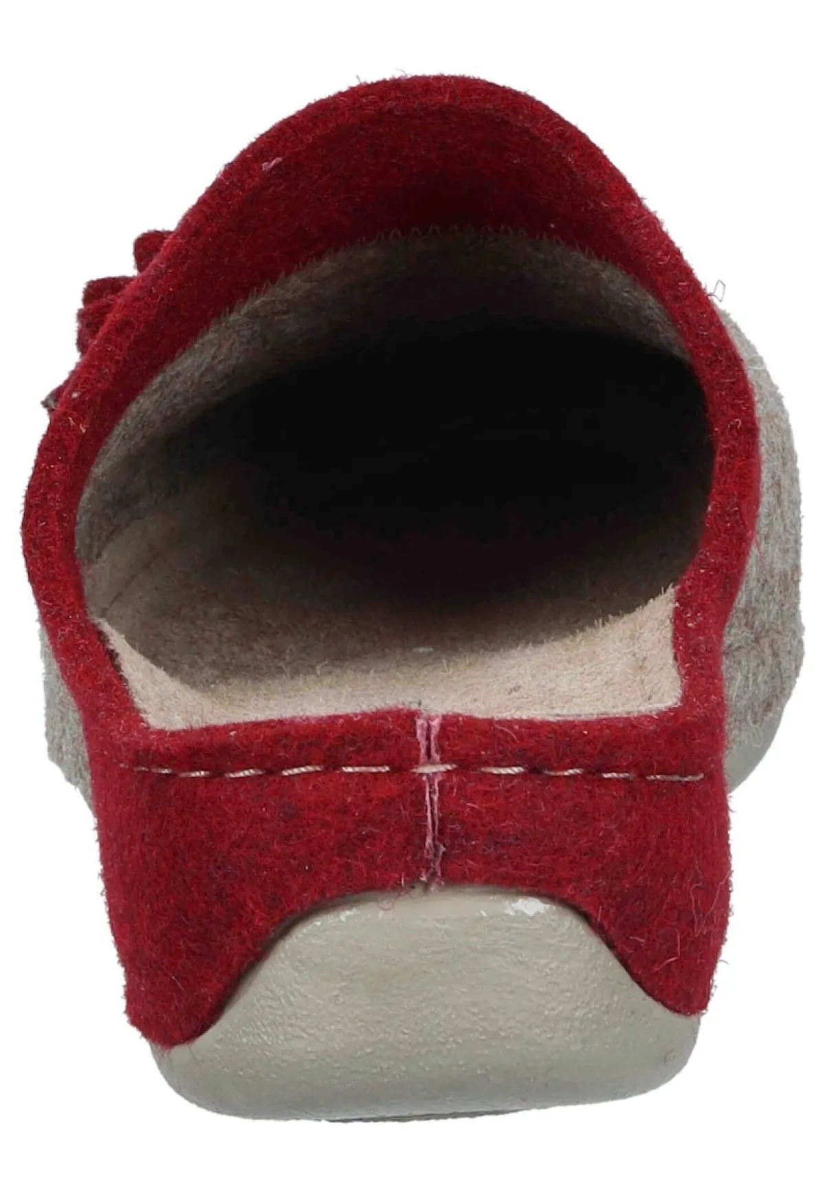 Damen Die moderne Hausfrau Hausschuhe rot