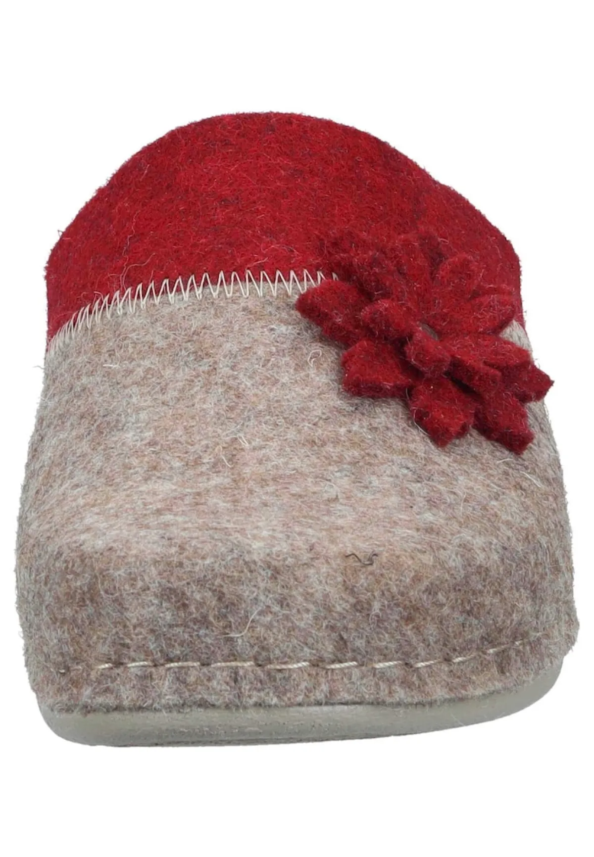 Damen Die moderne Hausfrau Hausschuhe rot