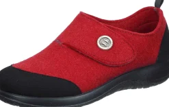 Damen Die moderne Hausfrau Hausschuhe rot