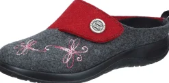 Damen Die moderne Hausfrau Hausschuhe rot