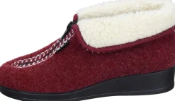 Damen Die moderne Hausfrau Hausschuhe rot