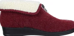 Damen Die moderne Hausfrau Hausschuhe rot