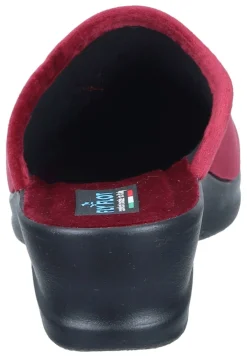 Damen Die moderne Hausfrau Hausschuhe rot