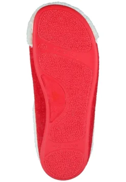Damen Die moderne Hausfrau Hausschuhe rot