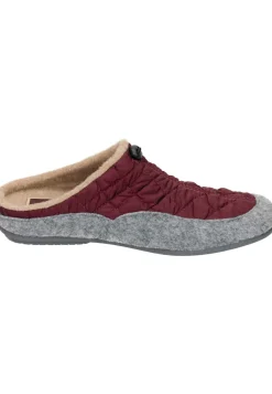 Damen Die moderne Hausfrau Hausschuhe rot