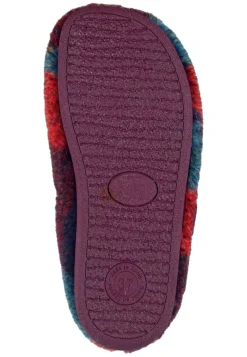 Damen Die moderne Hausfrau Hausschuhe rot