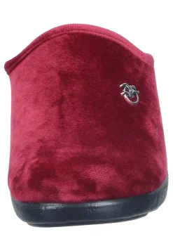 Damen Die moderne Hausfrau Hausschuhe rot