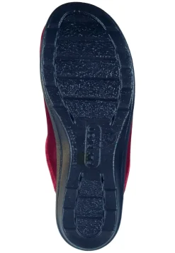 Damen Die moderne Hausfrau Hausschuhe rot