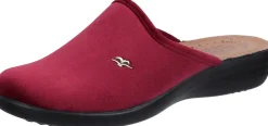 Damen Die moderne Hausfrau Hausschuhe rot