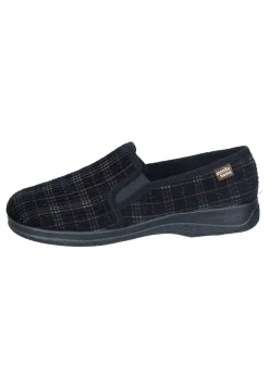 Herren Die moderne Hausfrau Hausschuhe schwarz