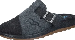 Herren Die moderne Hausfrau Hausschuhe schwarz