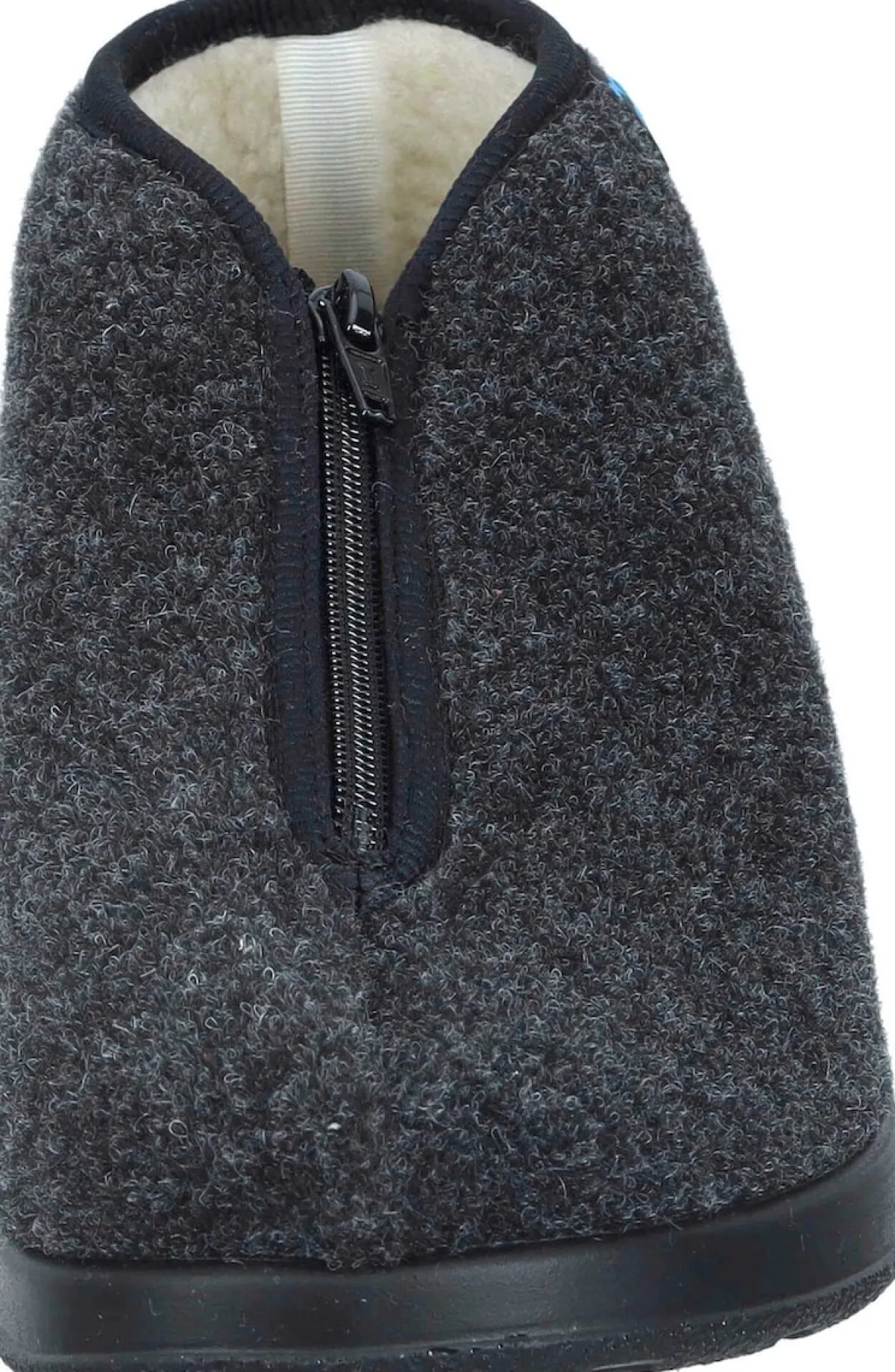 Herren Die moderne Hausfrau Hausschuhe schwarz