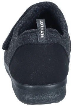 Herren Die moderne Hausfrau Hausschuhe schwarz