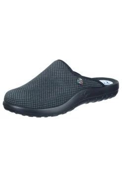 Herren Die moderne Hausfrau Hausschuhe schwarz