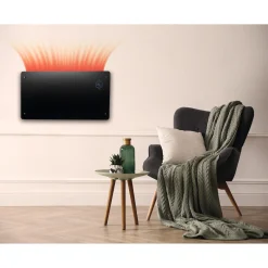 Die moderne Hausfrau Heizkonvektor Glaspanel 2000W