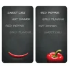 Die moderne Hausfrau Herdabdeckplatte, 2er Pack Paprika-Chili