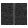 Die moderne Hausfrau Herdabdeckplatte, 2er Pack Granit