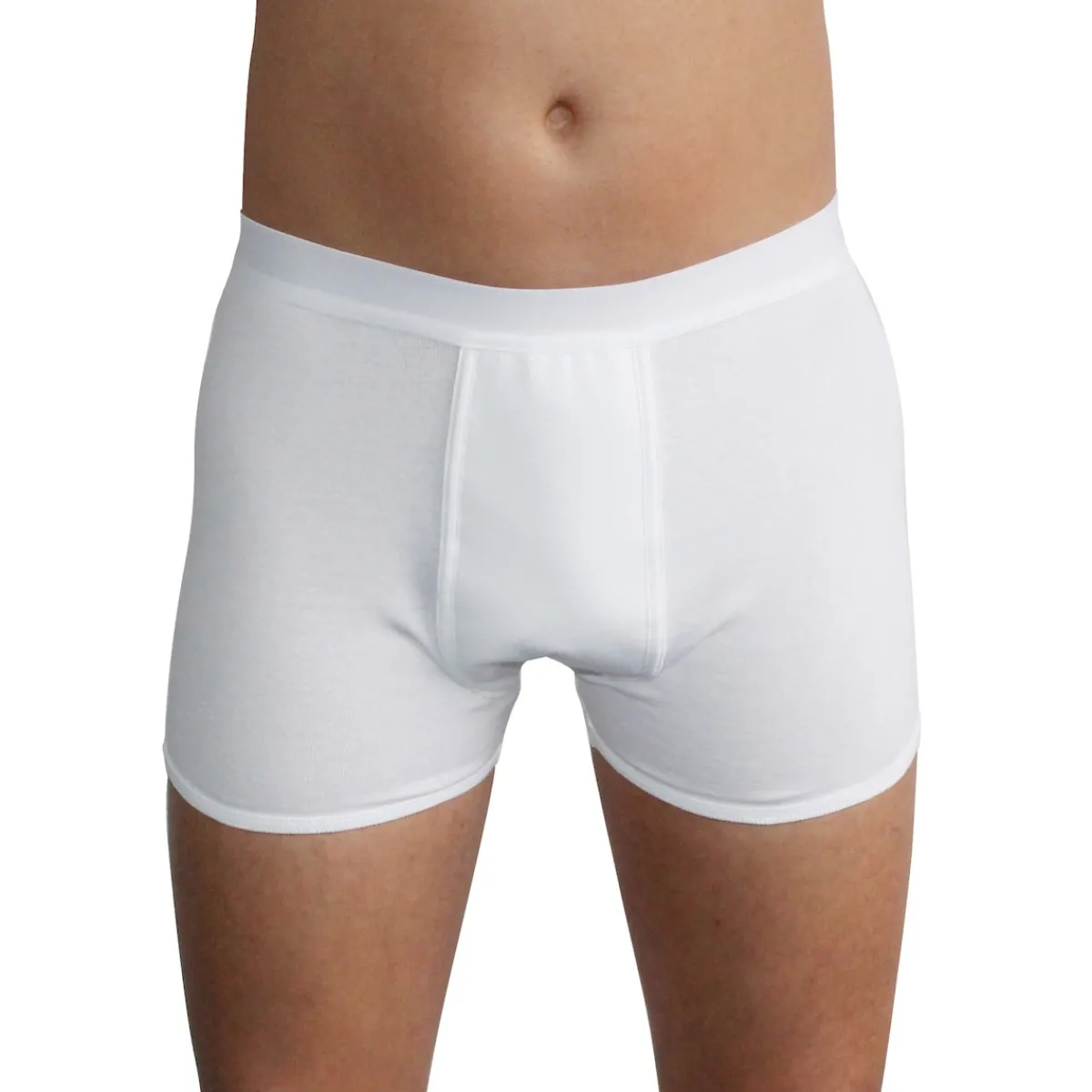 Die moderne Hausfrau Herren-Inkontinenz-Boxershort weiß