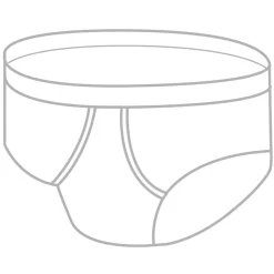 Die moderne Hausfrau Herren-Inkontinenz-Slip weiß